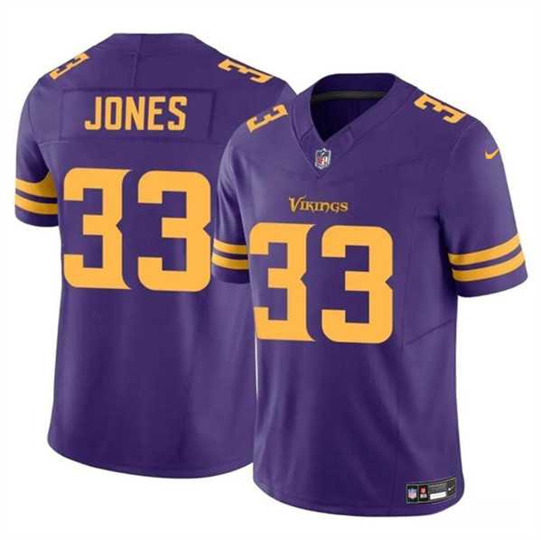 Men & Women & Youth Minnesota Vikings #33 Aaron Jones Purple F.U.S.E. Color Rush Vapor Untouchable Limited Stitched Jersey->minnesota vikings->NFL Jersey
